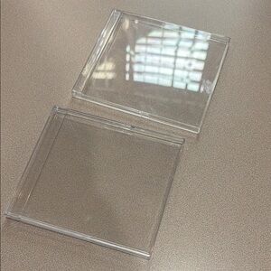 Clear Acrylic Square CD cases - 2